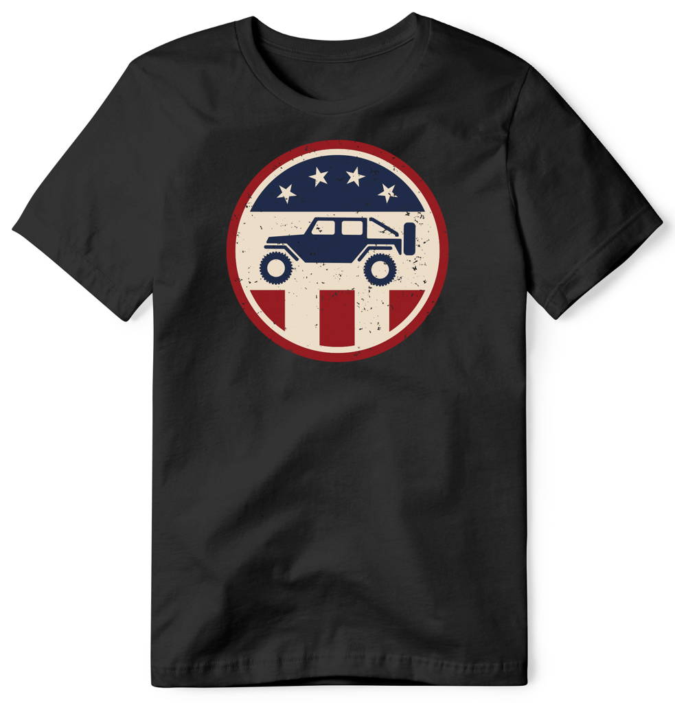 American flag jeep shirt online